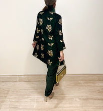 Load image into Gallery viewer, Emerald Velvet Dhoti Set
