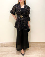 Load image into Gallery viewer, Black Sharara Jumpsuit
