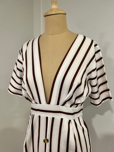 Stripes V Dress