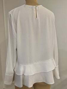 White frill Top
