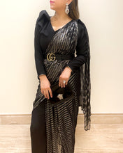 Load image into Gallery viewer, Metallic Drape Sari
