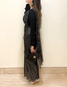 Metallic Drape Sari