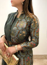Load image into Gallery viewer, Green Paisley Jacket Sari
