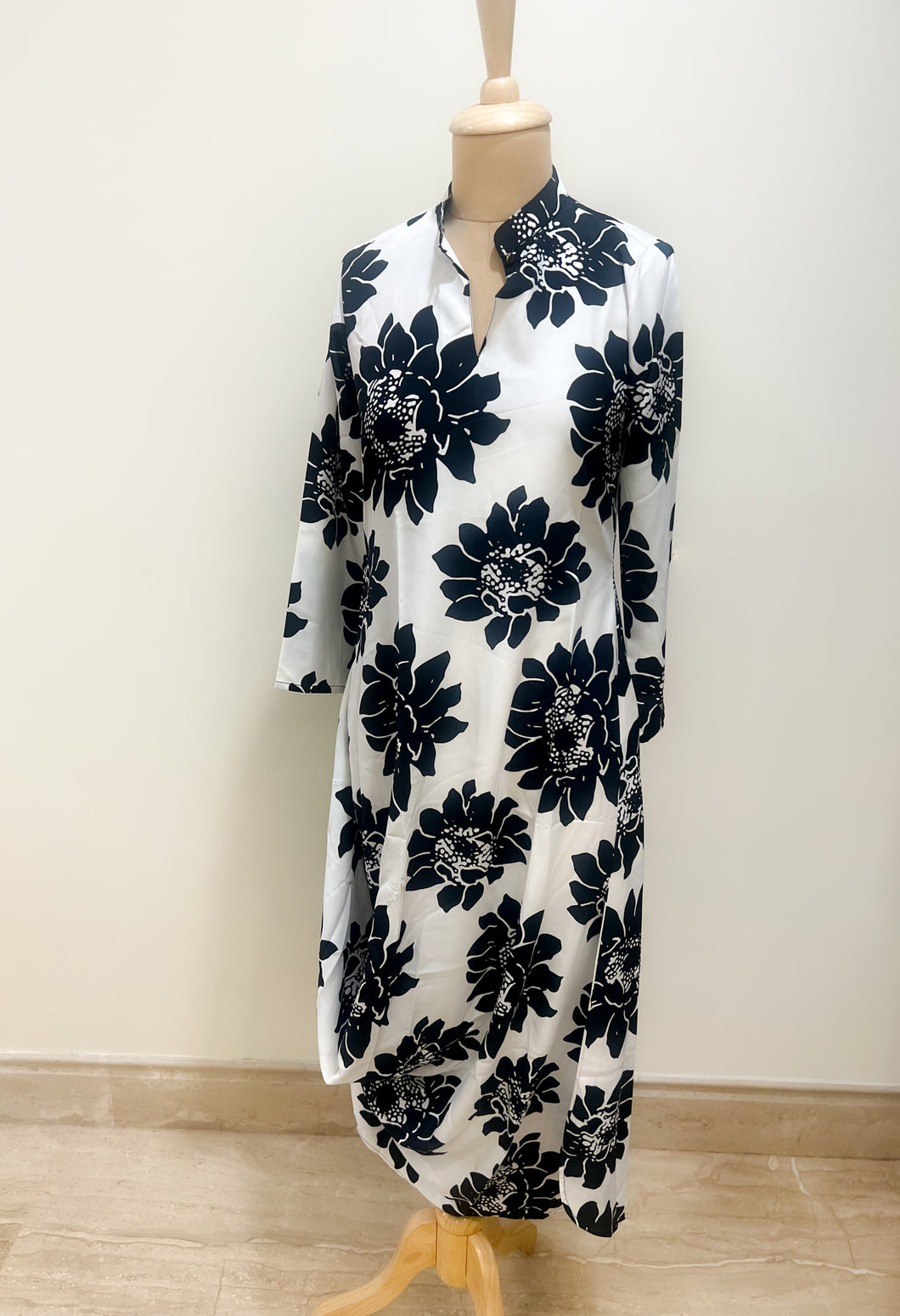 Black floral tunic | READY TO SHIP