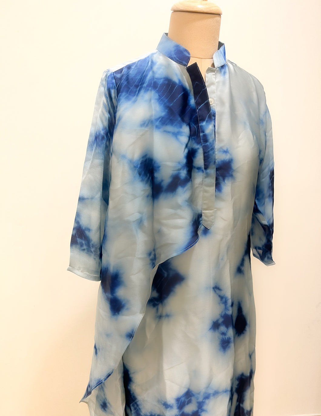 Blue tie die tunic | READY TO SHIP